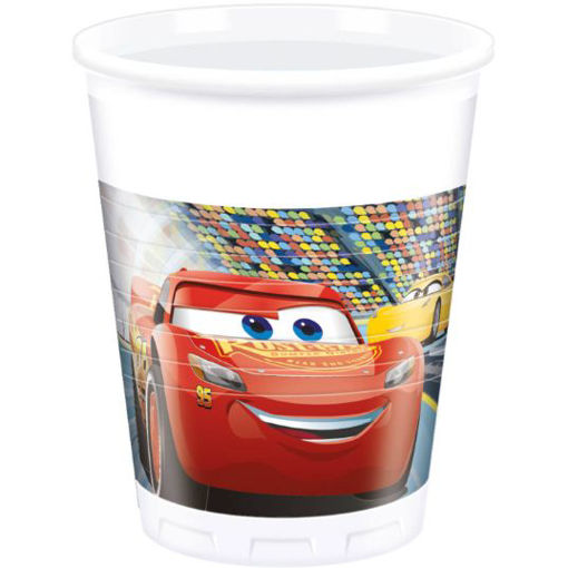 Picture of CARS 3 PLASTIC CUPS 200ML